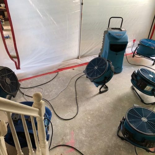 Legacy Water Restoration technician serving a property in Austin, TX